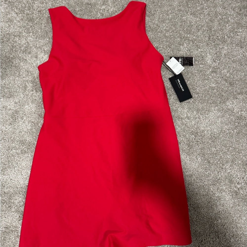Abercrombie & Fitch Vibrant Red Mini Dress
